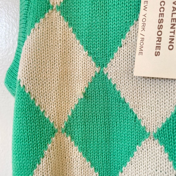 Vintage Valentino Argyle Wool Sweater Vest - Picture 6 of 7